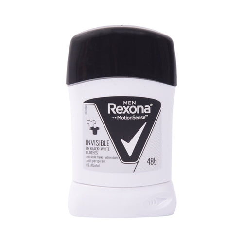 REXONA MEN DEODORANT ROLL ON INVISIBLE BLCAK & WHITE 40 M