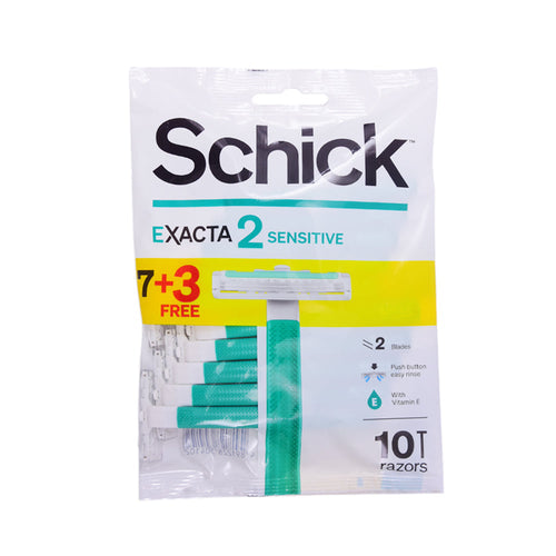 SCHICK EXACTA 2 SENSITIVE 7+3 PACK CP