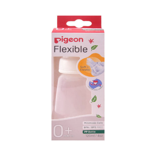 PIGEON FLEXIBLE FEEDER SOFT ELASTIC TURTLE 0+MONTHS 120 ML