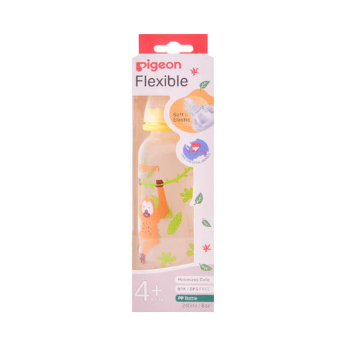 PIGEON BABY FEEDING BOTTLE FLEXIBLE 4+240 ML 79406