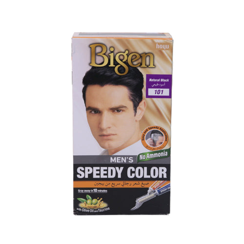 BIGEN MENS SPEEDY HAIR COLOR NATURAL BLACK 101