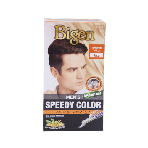 BIGEN MENS SPEEDY HAIR COLOR DARK BROWN 103