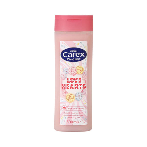 CUSSONS CAREX BATH AND SHOWER GEL LOVE HEARTS 500 ML