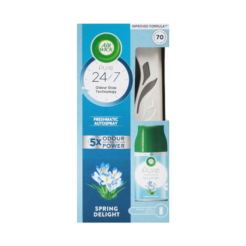 AIR WICK AIR FRESHNER WITH MACHINE SPRING DELIGHT 250 ML