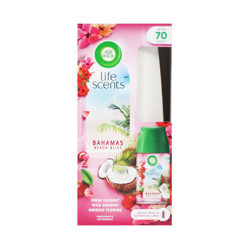 AIR WICK AIR FRESHNER WITH MACHINE BAHAMAS F COCONUT 250 ML