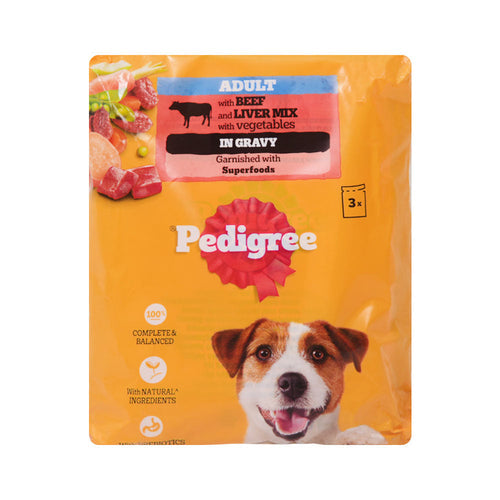 PEDIGREE DOG FOOD JELLY BRAISED BEEF AND VEGETABLE 300 GM