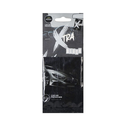 AROMA CAR XTRA CAR AIR FRESHENER BLACK