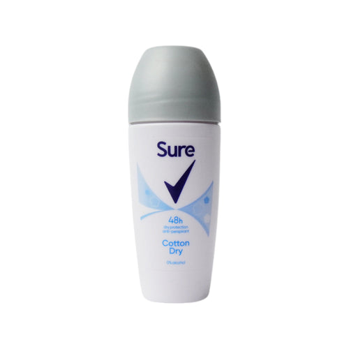 SURE ROLL ON COTTON DRY 48H 50 ML