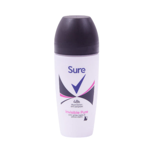 SURE ROLL ON INVISIBLE PURE 48H 50 ML