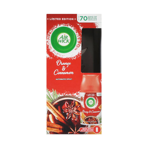 AIR WICK AIR FRESHNER WITH MACHINE ORANGE CINNAMON 250 ML