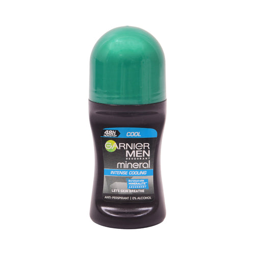 GARNIER MEN MINERAL ROLL ON COOL INTENSE COOLING 48H 50 ML