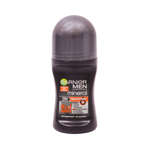 GARNIER MEN MINERAL ROLL ON PROTECTION 6IN1 72H 50 ML