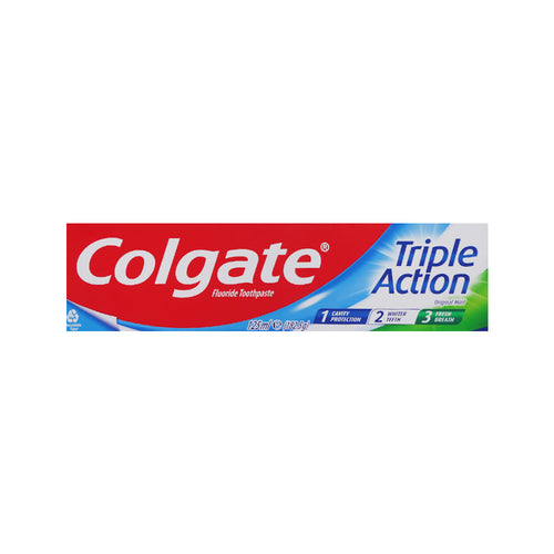 COLGATE TOOTH PASTE TRIPLE ACTION ORIGINAL MINT 125 ML