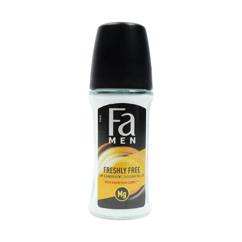 FA MEN DEO ROLL ON FRESHLY FREE LIME & GINGER 50 ML