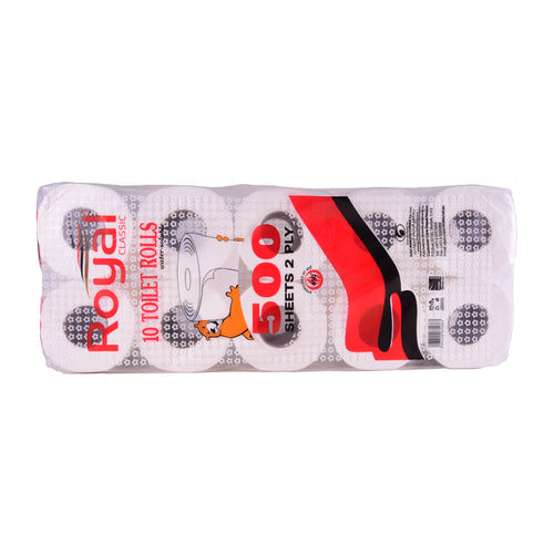 ROYAL TOILET ROLLS CLASSIC 2 PLY 10 ROLLS PACK