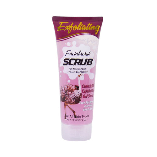 WOKALI OSTRICH EXFOLIATING FACIAL SCRUB 170ML IR WKL651