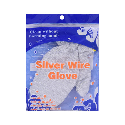 DISH WASHING GLOVES SILVER WIRER IR MD-04