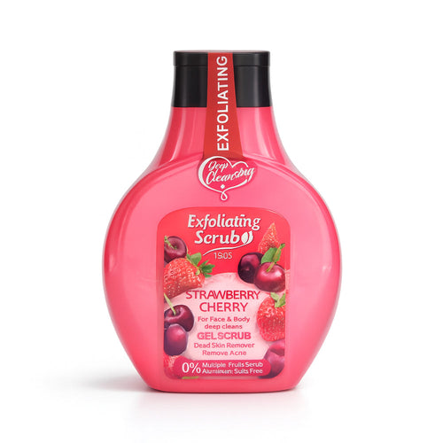 WOKALI EXFOLIATING SCRUB 2IN1 STRAWBERRY 500 ML WKL820