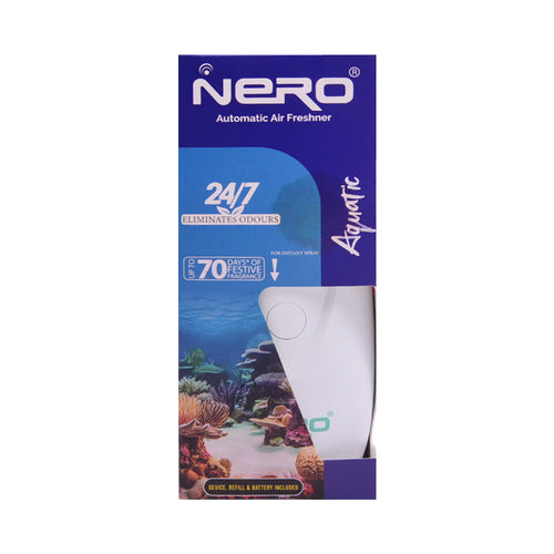 NERO AUTOMATIC AIR FRESHNER MACHINE & AQUATIC 250ML REFIL