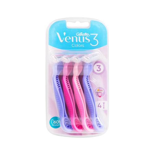GILLETTE VENUS 3 RAZOR 3 BLADE 4PC PACK