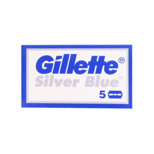 GILLETTE SILVER BLUE BLADES 5PC PACK