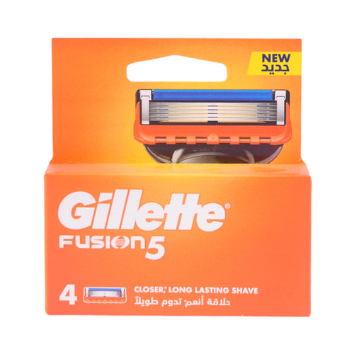 GILLETTE FUSION 5 4 BLADES PACK