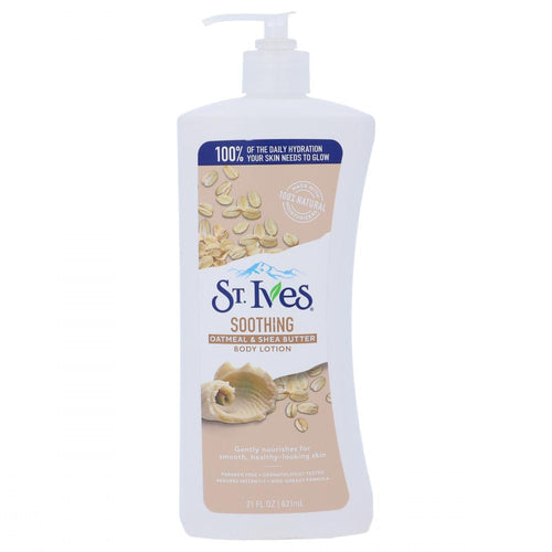 ST.IVES BODY LOTION SOOTHING OATMEAL AND SHEA BUTTER 621 ML