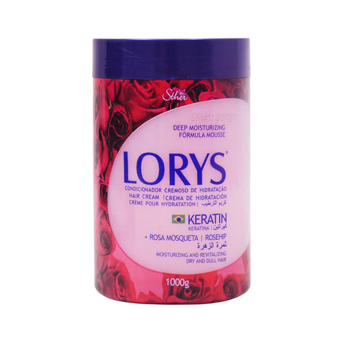 LORYS HAIR CREAM KERATIN ROSA MOSQUETA 1000 GM BASIC