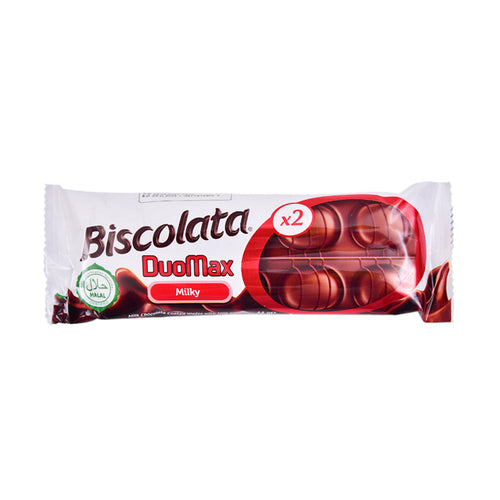 BISCOLATA WAFER  DUOMAX MILKY CHOCOLATE 44 GM