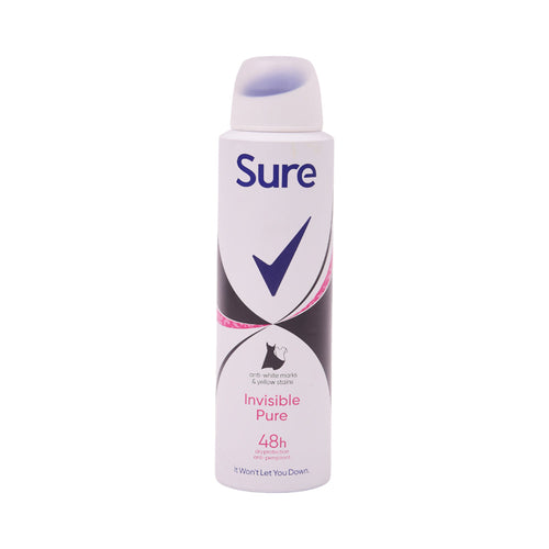 SURE DEODORANT INVISIBLE PURE 48H 150 ML