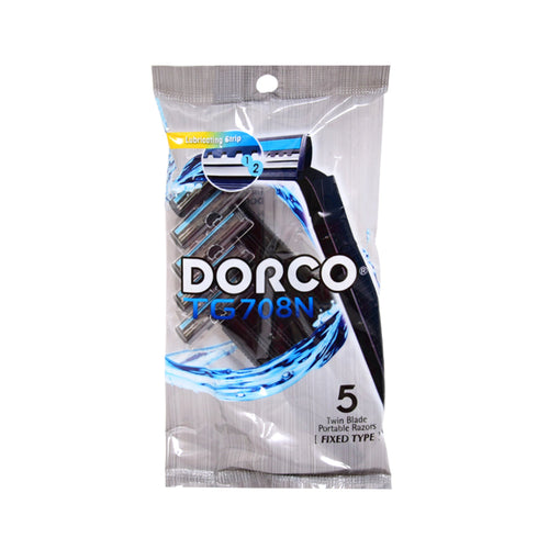 DORCO RAZOR TWIN BLADE 5PC PACK TG708N