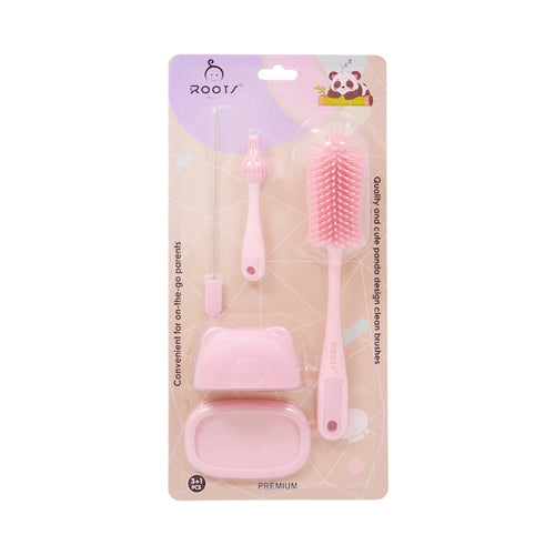 ROOTS BRUSH SET NATURAL SILICON