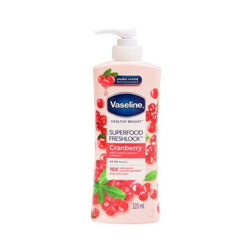 VASELINE CRANBERRY SUPERFOOD VIT-C LOTION 320ML