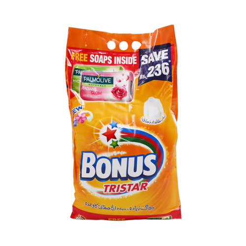 BONUS TRI STAR WASHING POWDER PROMO 5KG