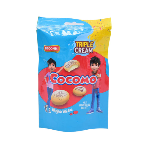 BISCONNI COCOMO BISCUIT MILK CREAM FILLED 42.9 GM