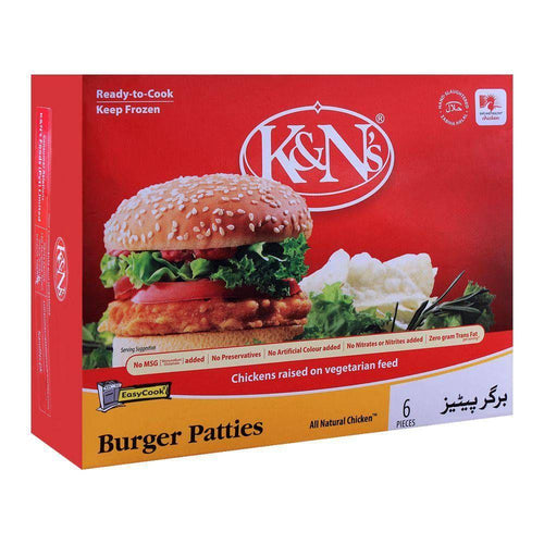 K&N BURGER PATTIES 6 PCS 400GM