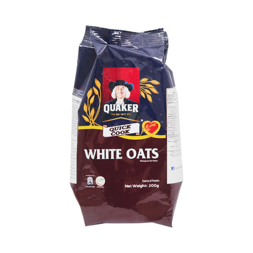QUAKER WHITE OATS POUCH 200 GM