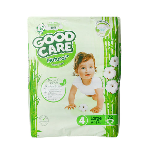 GOODCARE NATURAL DIAPER LARGE 72 PCS JUMBO