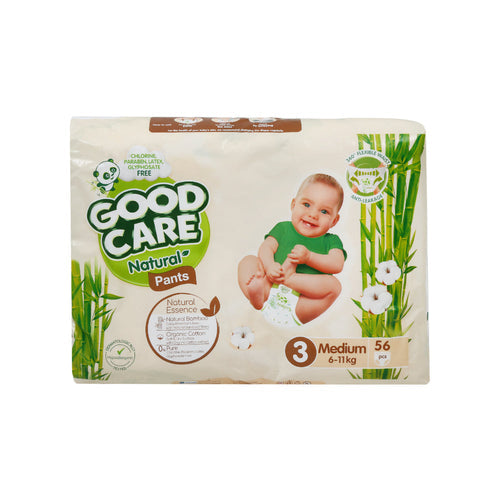 GOODCARE NATURAL PANTS MEDIUM 56 PCS
