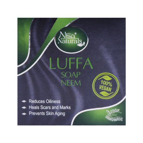 NISA NATURALS NEEM LUFFA SOAP 125GM