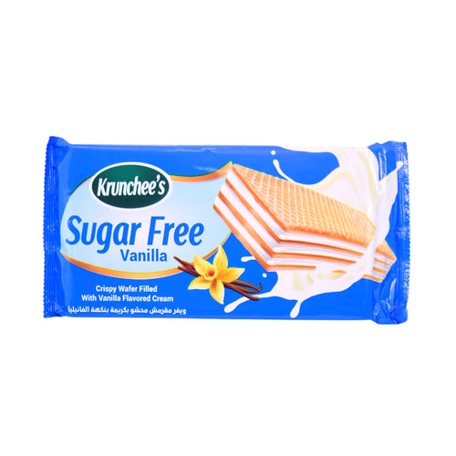 KRUNCHEES SUGAR FREE WAFER VANILLA 100GM