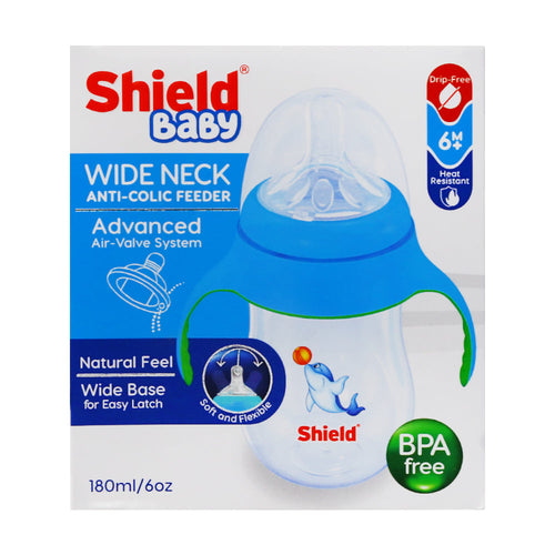 SHIELD FEEDER WIDE NECK 180ML WITH LOTION PROMO PACK