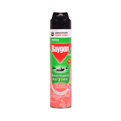 BAYGON INSECT KILLER WANGI JAPANESE PEACH 600 ML