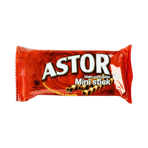 ASTOR WAFER MINI STICK CRUNCHY & RICH IN CHOCOLATE 20 GM