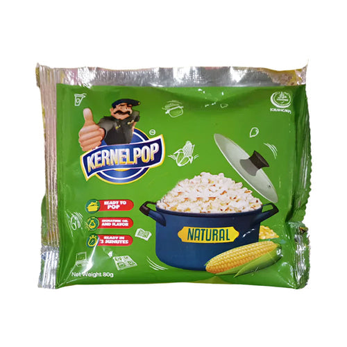KERNEL POP CORN NATURAL 80 GM