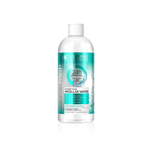 EVELINE PURIFYING MICELLAR WATER 3IN1 400 ML PCS