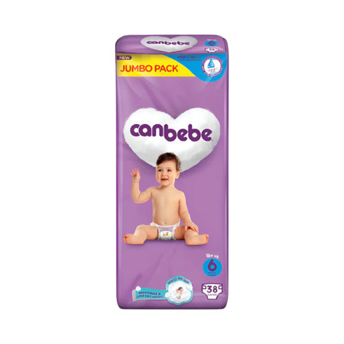 CANBEBE DIAPER COMFORT DRY JUMBO EXTRA LARGE 6 38 PCS 16PLUS