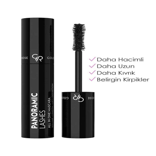GOLDEN ROSE PANORAMIC LASHES ALL IN ONE MASCARA 13ML