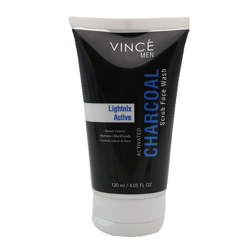 VINCE MEN CHARCOAL SCRUB WASH 120 ML