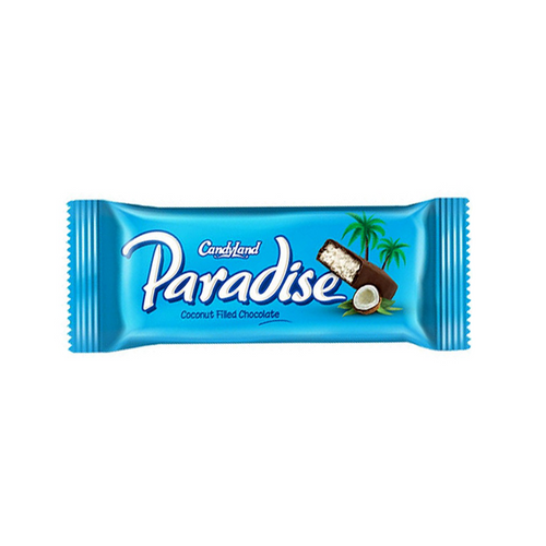 CANDYLAND PARADISE COCONUT CHOCOLATE BAR 36GM